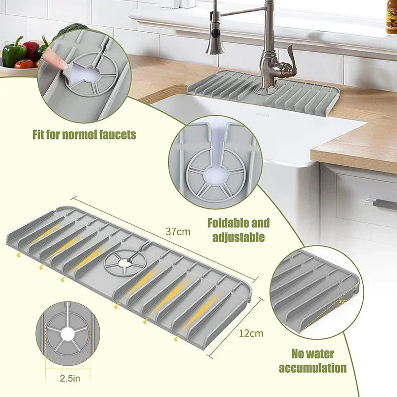 Anti-spray and Drain Water Retaining Pad